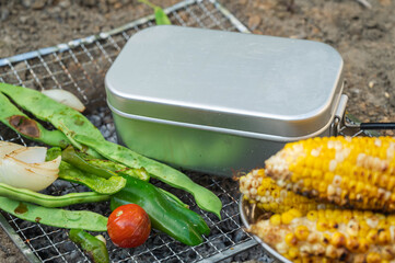 メスティンでキャンプ飯