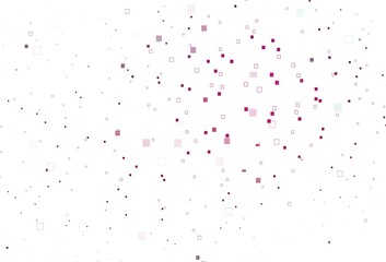 Light Pink vector layout with rectangles, squares.