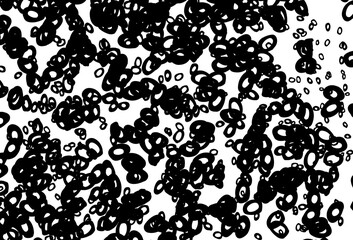 Black and white vector backdrop with dots.