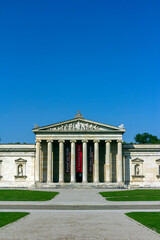 The Glyptothek building in Munich, Germany