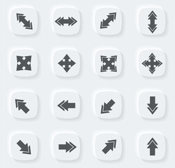 Arrows icons set