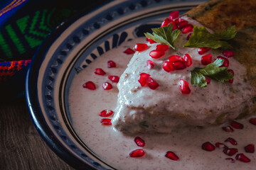 Chile en Nogada, traditional Mexican cuisine in Puebla