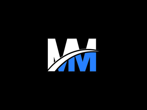 Free: m or mm letter logo design 