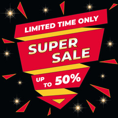 Super Sale Banner.