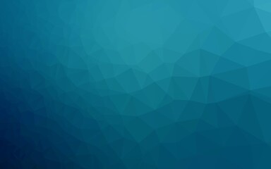 Obraz premium Dark BLUE vector abstract mosaic pattern.