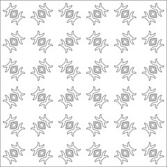 Vector pattern with symmetrical elements . Modern stylish abstract texture. Repeating geometric tiles from striped elements.