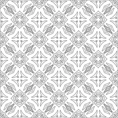Türaufkleber Vector pattern with symmetrical elements . Modern stylish abstract texture. Repeating geometric tiles from striped elements. © t2k4