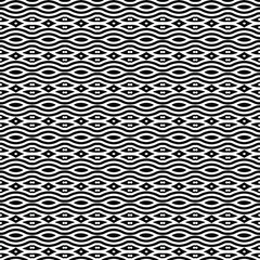 floral seamless pattern background.Geometric ornament for wallpapers and backgrounds. Black and white pattern.