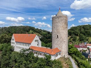 Fototapeta premium Camburg Castle in Thuringia Germany.