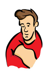 an illustration of a man