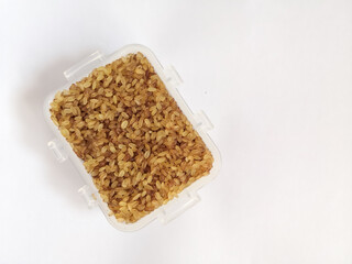 Kerala Palakkadan Matta Rice In White Background