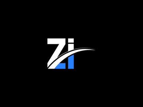 Letter ZI Logo Icon, colorful zi logo image vector for business