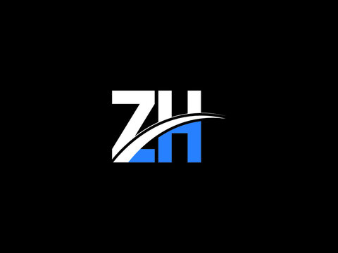 Letter ZH Logo Icon, colorful zh logo image vector for business