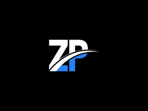 Letter ZP Logo Icon, colorful zp logo image vector for business