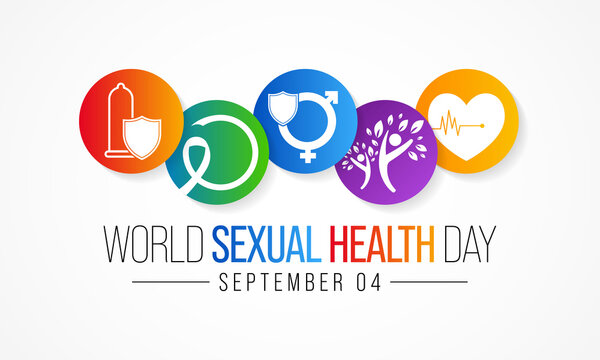 World Sexual health day is observed every year on September 4,  it is important for our overall health and wellbeing. It includes the right to healthy relationships, Vector illustration.
