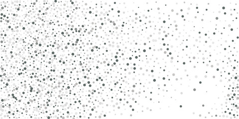 Silver confetti point on a white background. Luxury background.