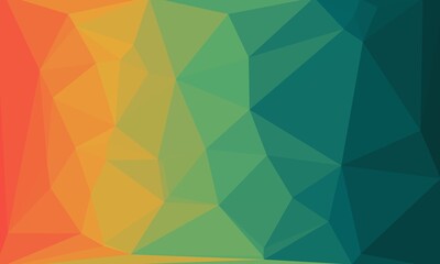 vibrant abstract colorful polygonal background