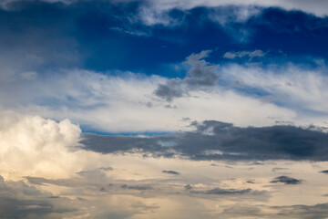 Fototapeta na wymiar Storm clouds background, dramatic sky
