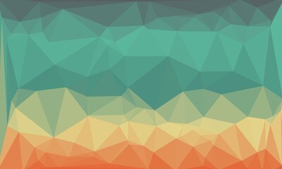 Obraz premium vibrant abstract colorful polygonal background