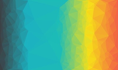 Fototapeta premium vibrant abstract colorful polygonal background