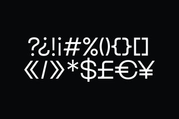 Cool, bold and powerful super modern unicase latin font,  maximum visual and emotional impact, great for social media, headlines, large-format print, editorial, branding, posters, fashion design.