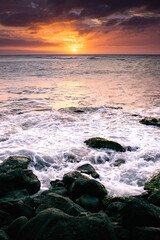 Obraz premium sunset over the sea