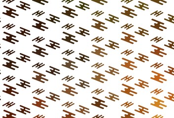 Light Orange vector template with repeated sticks.