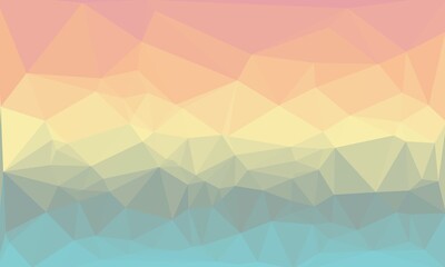 Obraz premium vibrant abstract colorful polygonal background