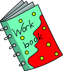 notebook, workbook of a student or schoolchild, for study or notes