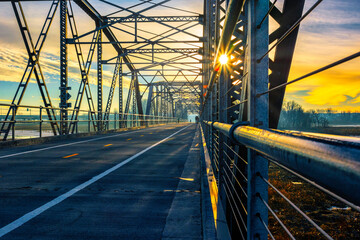 A train on a steel track