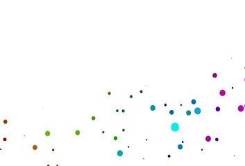 Light Multicolor, Rainbow vector cover with spots.