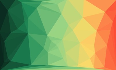 vibrant minimal multicolored polygonal background
