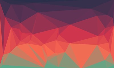 Obraz premium creative prismatic background with polygonal pattern