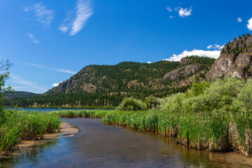 Vaseux Lake Bird Observatory Landscape
