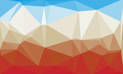 vibrant creative prismatic background with polygonal pattern