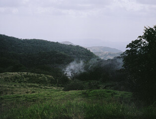 Costa Rica Fire landscape