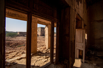 Fototapeta na wymiar Ruins of Derawar Fort near Bahawalpur, Punjab, Pakistan