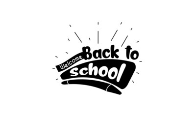 Typography Vector Illustration for Back to School