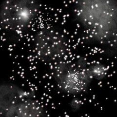 night sky with stars and lights