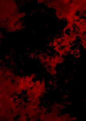 赤と黒の滲むテクスチャ背景
