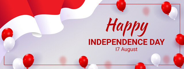 indonesia independence day 17 august banner