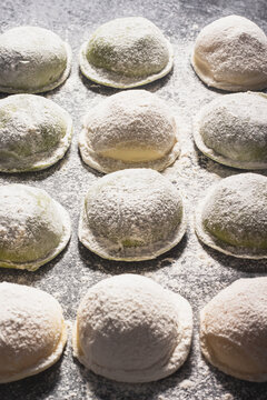 fresh pasta Ravioli Sorrentino cappelletti
