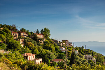 Scenic view of Ano Verga near Kalamata city, Greece