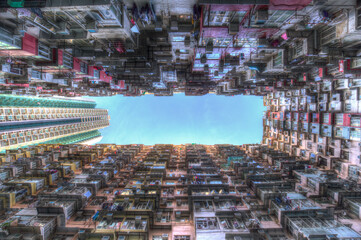Walled city in Hong Kong