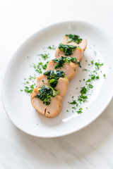 Chicken breasts stuffed with spinach and cheese
