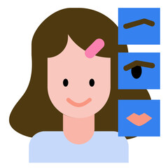 beauty flat icon