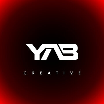 YAB Letter Initial Logo Design Template Vector Illustration