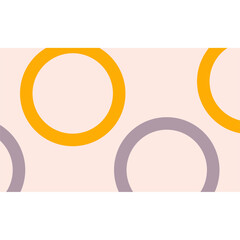 Fototapeta na wymiar several yellow and brown circles in a box