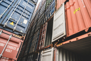 transportation business logistic container for shipping industry to export and import cargo,...