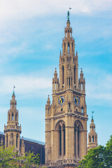 Fototapeta na wymiar The st stephen's cathedral on the central of Vienna
